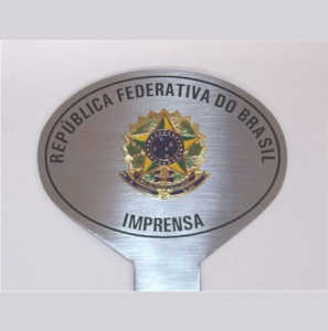 Indicativas e Identificação - Placa de Identificação para Veículos